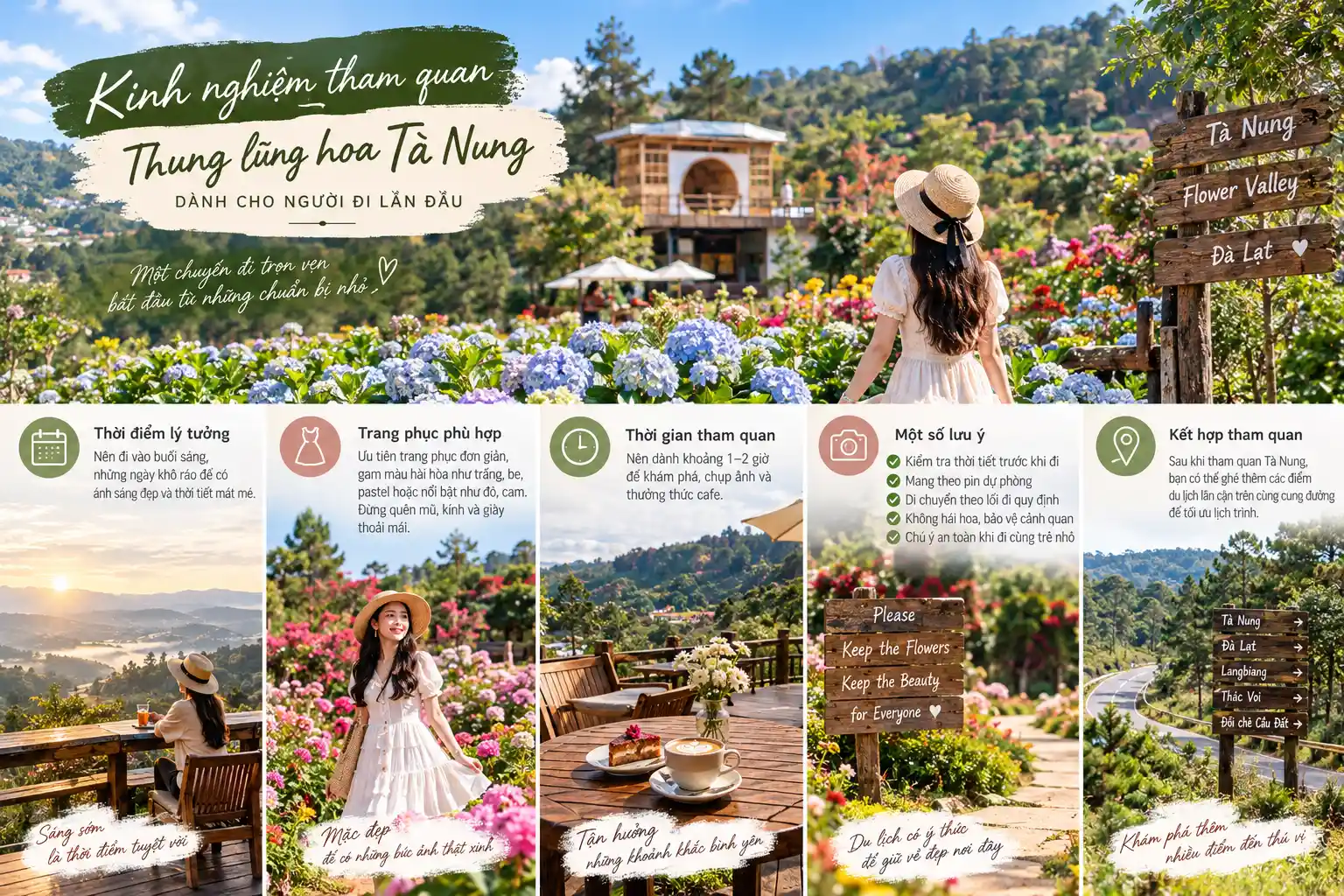Rủ nhau "sống ảo" ở Thung lũng hoa Tà Nung