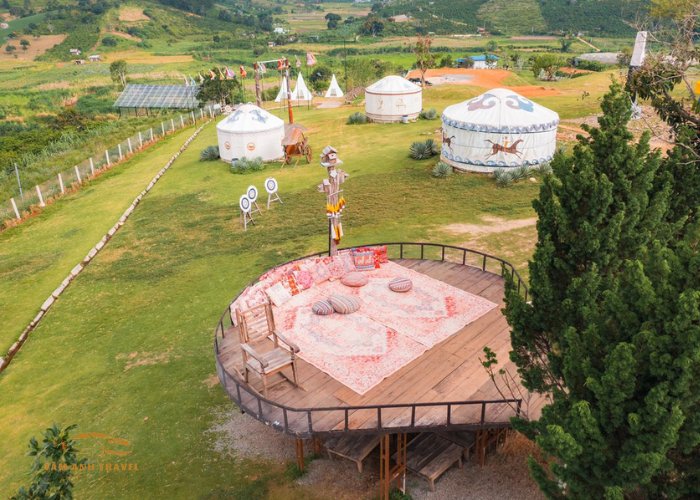 Mongo Land Dalat - Lạc bước giữa thảo nguyên xanh Mông Cổ