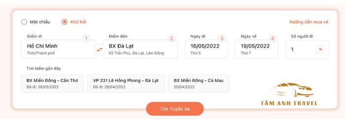 Kinh nghiệm đặt vé xe Phương Trang đi Đà Lạt: Bảng giá chi tiết