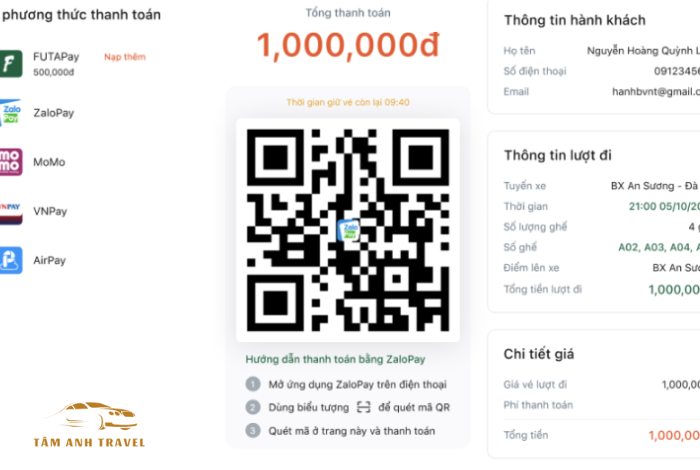 Kinh nghiệm đặt vé xe Phương Trang đi Đà Lạt: Bảng giá chi tiết