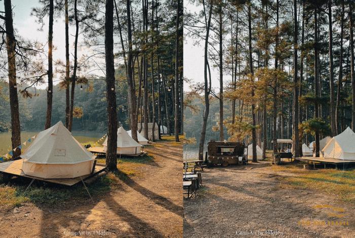 6 khu Camping Đà Lạt view cực chill kèm đầy đủ dịch vụ