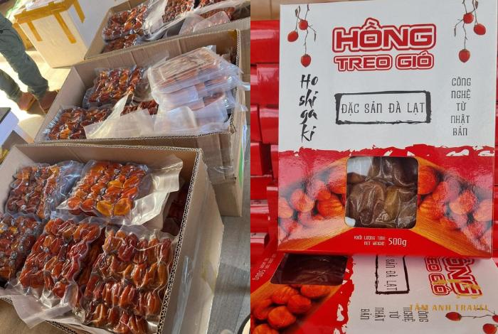 Địa chỉ mua hồng treo gió Đà Lạt đông khách nhất