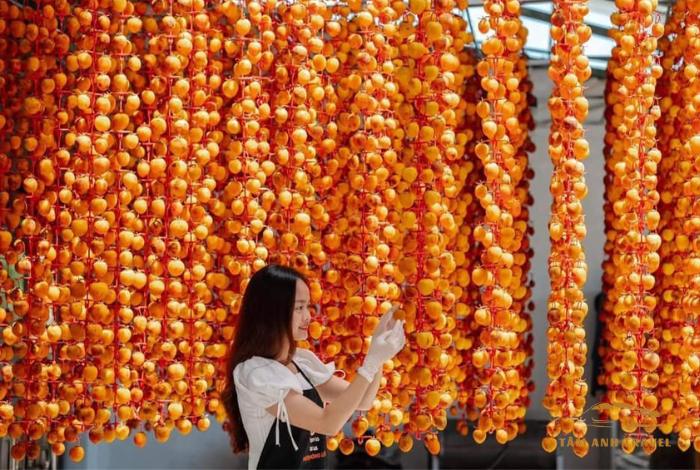 Địa chỉ mua hồng treo gió Đà Lạt đông khách nhất