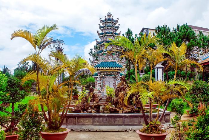 Ngôi chùa ở Đà Lạt linh thiêng