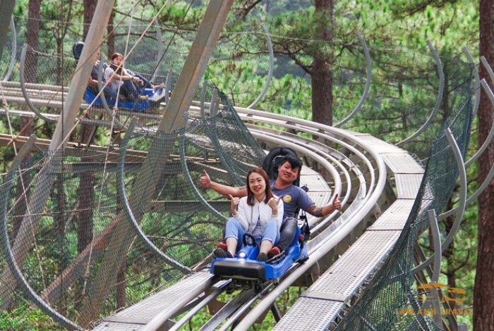 Trò chơi mạo hiểm ở Đà Lạt chơi cực đã