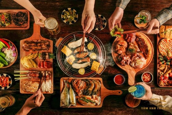 Buffet BBQ Đà Lạt view đẹp, ngon nức tiếng