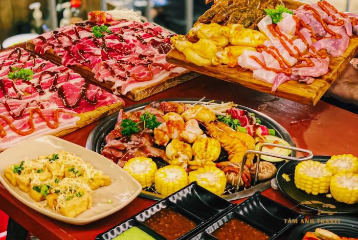 Buffet BBQ Đà Lạt view đẹp, ngon nức tiếng