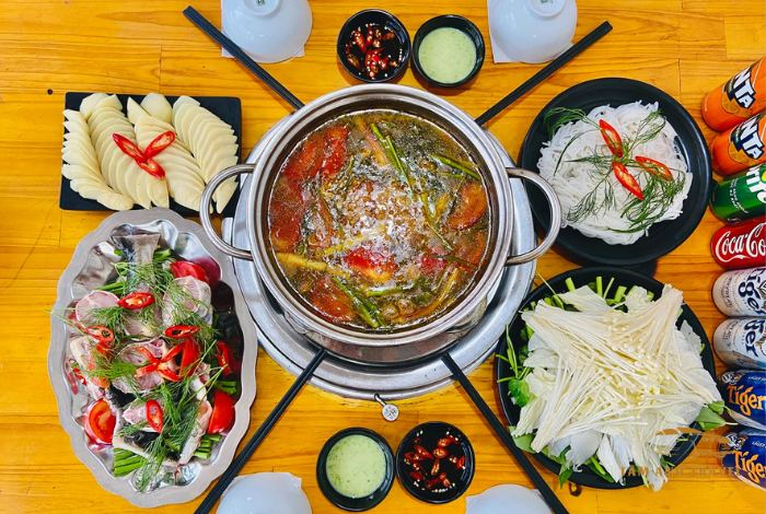 Quán lẩu cá tầm Đà Lạt tươi ngon được đánh giá cao