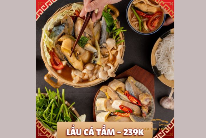 Quán lẩu cá tầm Đà Lạt tươi ngon được đánh giá cao