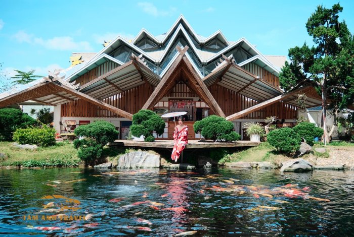 Cafe cá koi Đà Lạt phong cách Nhật Bản