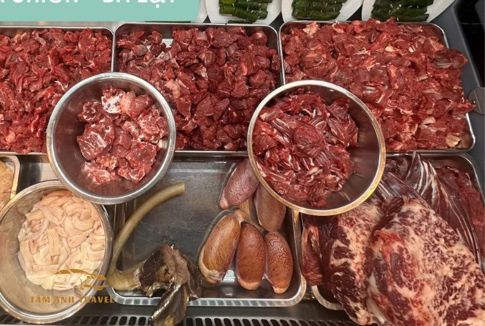 Quán bò tơ dã chiến Đà Lạt nổi tiếng