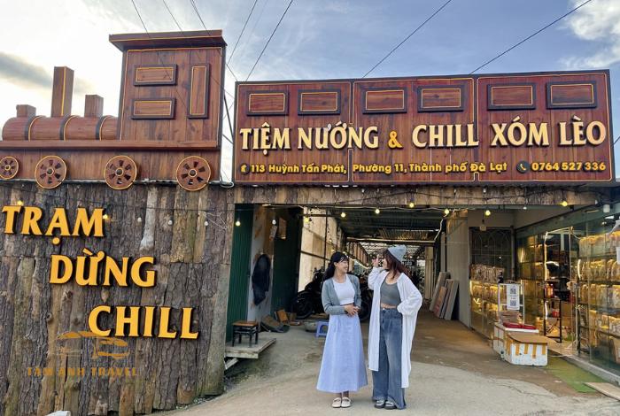Review Tiệm Nướng Trạm Dừng Chill không gian nướng cực chill