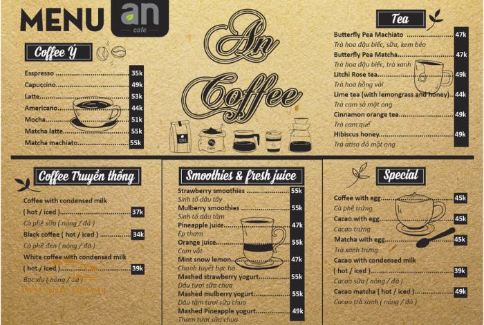 Review An Cafe Đà Lạt - Quán cafe view đẹp, ngon nhất
