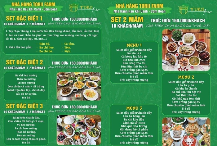 Review Torii Farm - Nhà hàng rau khí canh đầu tiên tại Đà Lạt