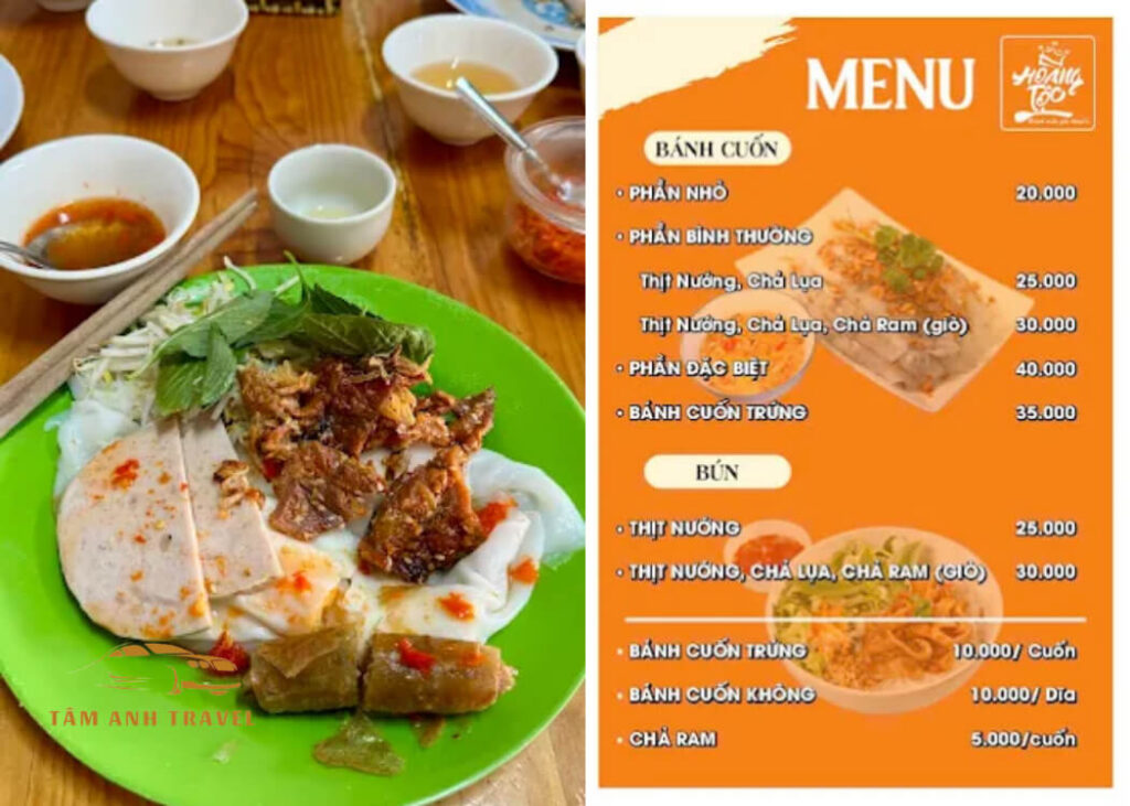TOP 15 quán bánh cuốn Đà Lạt nóng hổi, thơm ngon nức tiếng