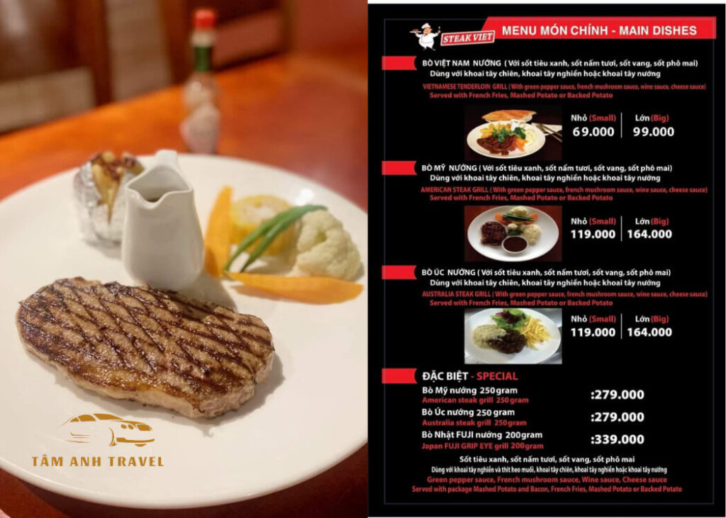 TOP 16 quán beefsteak Đà Lạt ngon, mềm mọng chấm sốt đậm đà
