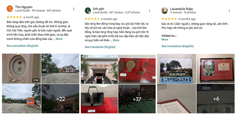 Du khách Review trải nghiệm tại Bảo tàng tỉnh Lâm Đồng