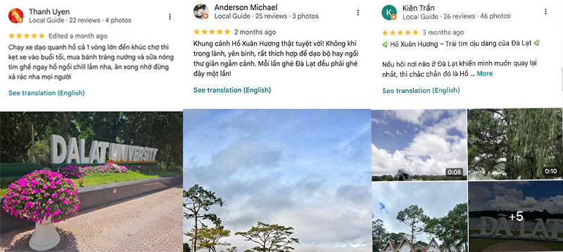 Review Hồ Xuân Hương Đà Lạt