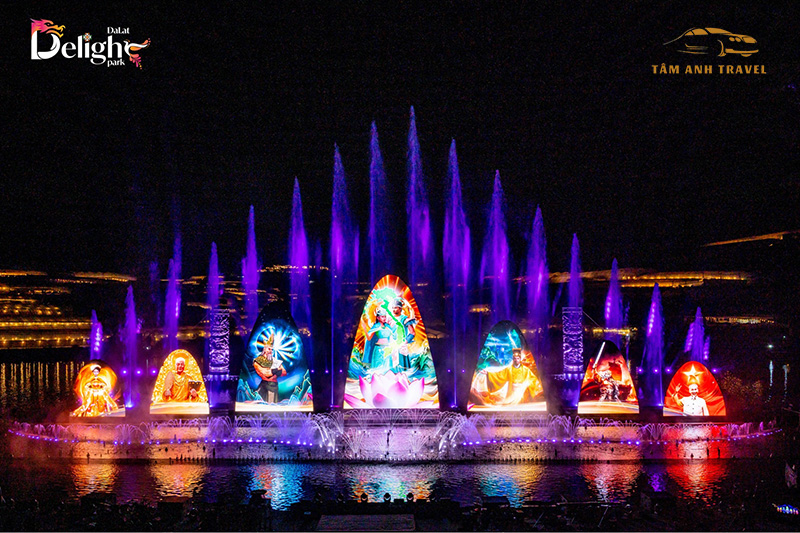 Show diễn thực cảnh sử thi Delight Park Đà Lạt