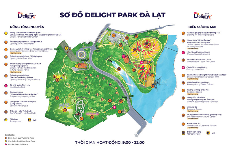 Sơ đồ Delight Park Đà Lạt