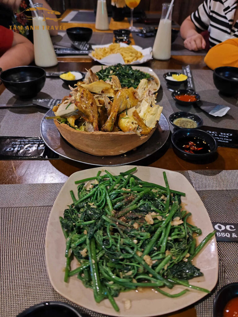 gà nướng lu đà lạt