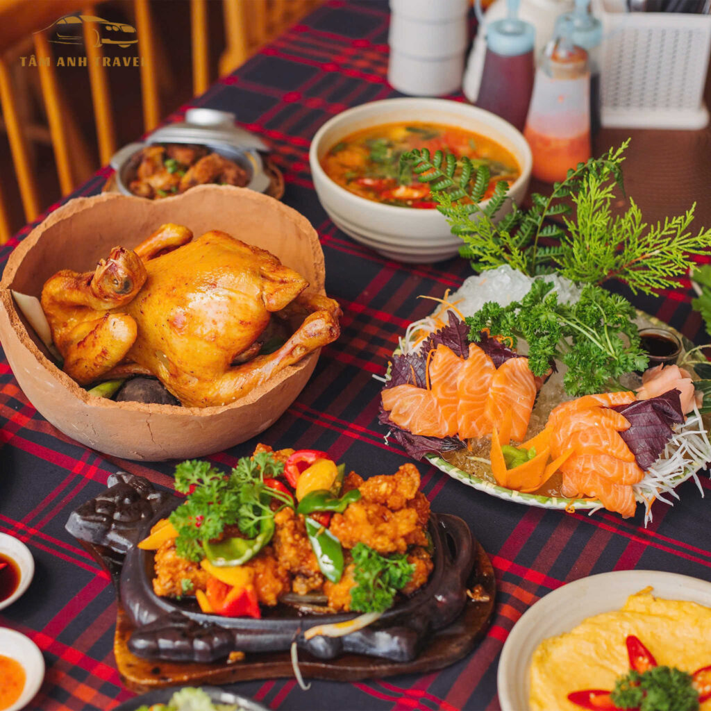 gà nướng lu đà lạt