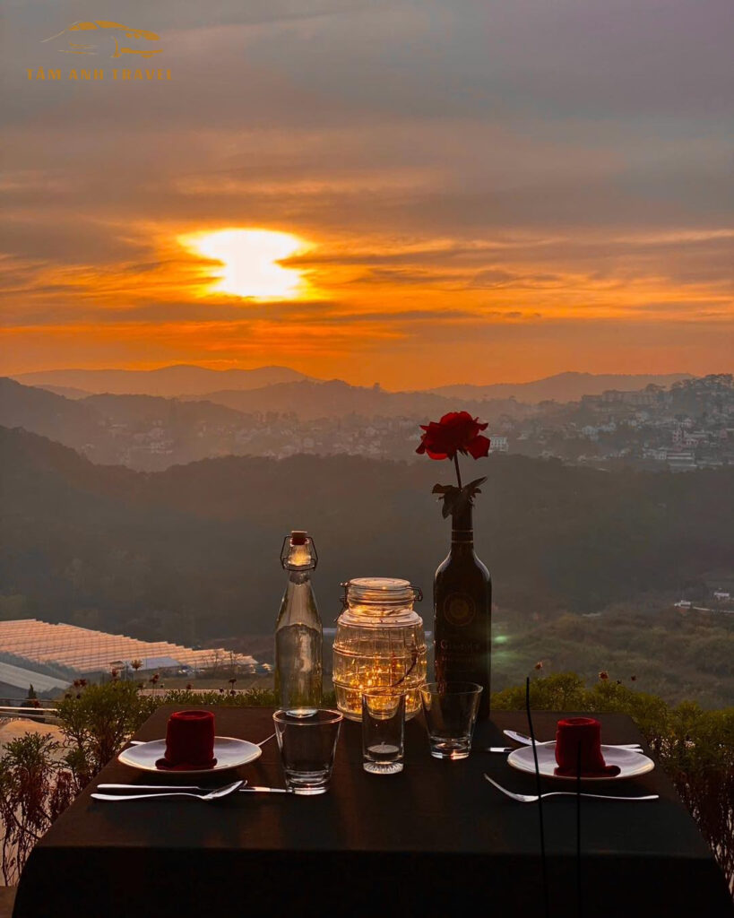 cà phê view đẹp đà lạt ban đêm