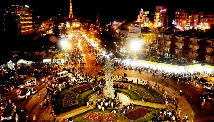 cà phê view đẹp đà lạt ban đêm