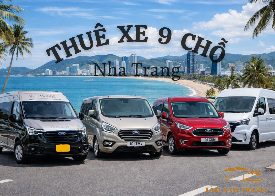thuê xe 9 chỗ nha trang